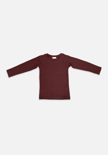 Miann & Co Baby - Jersey Rib Long Sleeve T-Shirt - Coco
