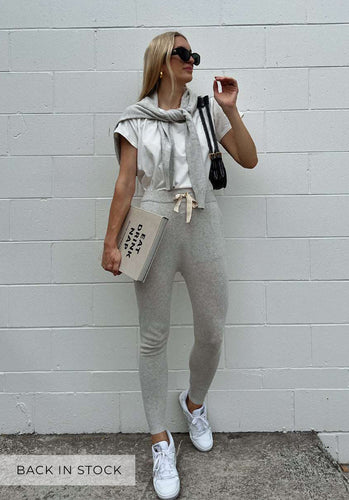 Miann & Co Womens - Chloe Knit Pant - Fog