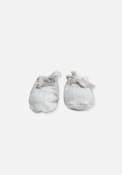 Miann & Co Baby - Booties - Frost Pointelle