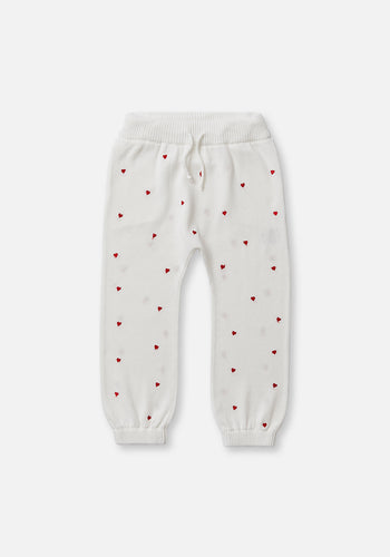 Miann & Co Kids - Knitted Track Pant - Love Heart