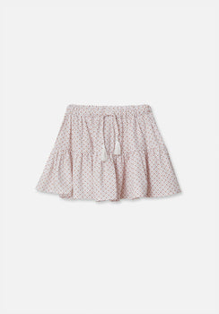 Miann & Co Kids - Woven Frill Skirt - Geo Print