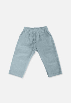 Miann & Co Kids - Wide Leg Cord Pant - Ocean Fog