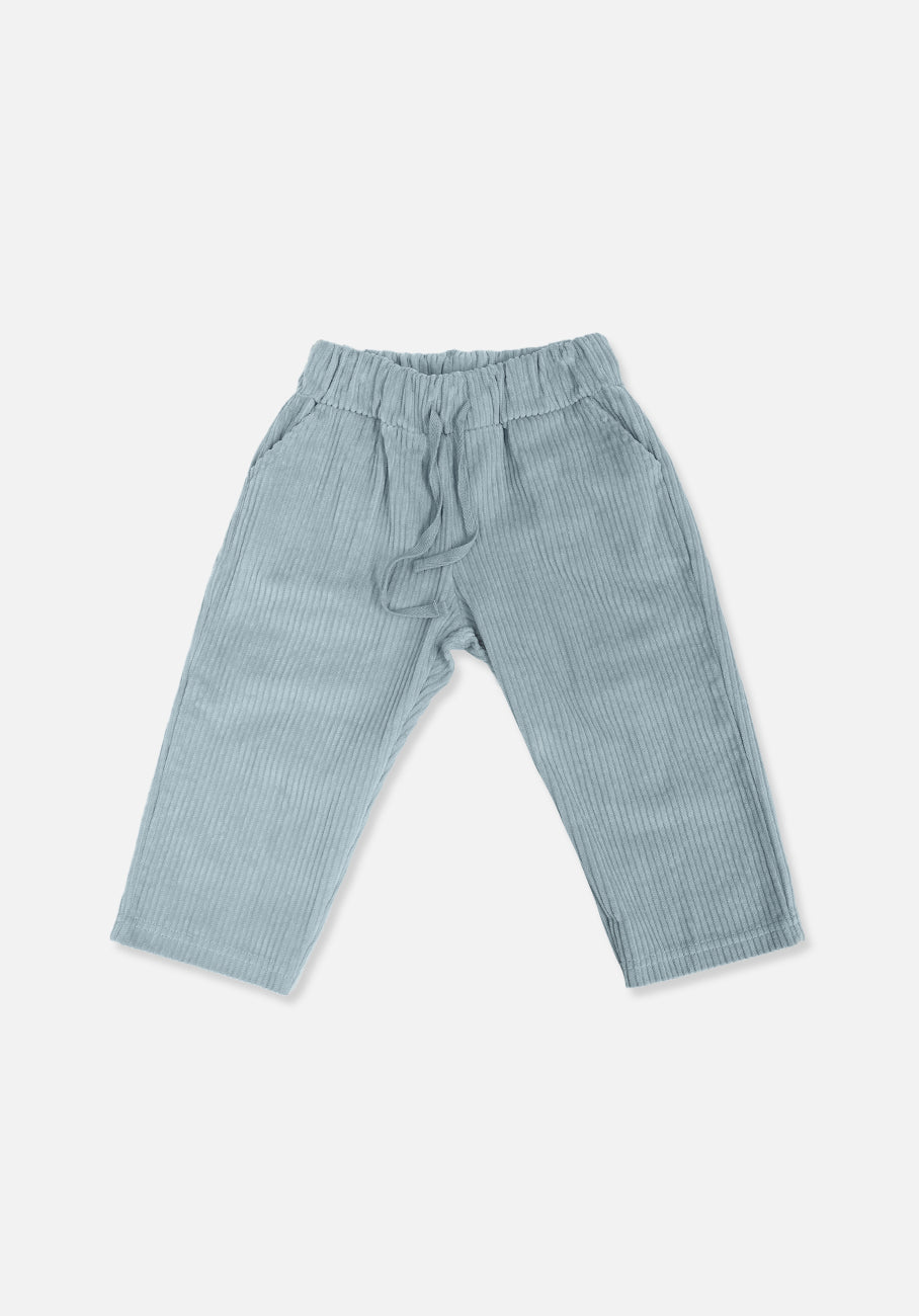 Miann &amp; Co Kids - Wide Leg Cord Pant - Ocean Fog