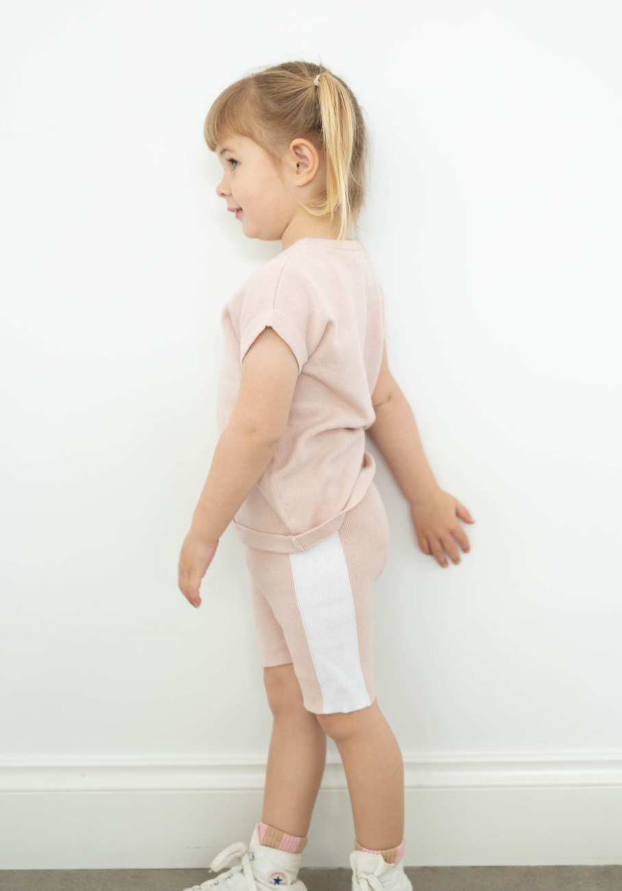 Miann &amp; Co Kids - Knit Bike Shorts - Ballet Pink