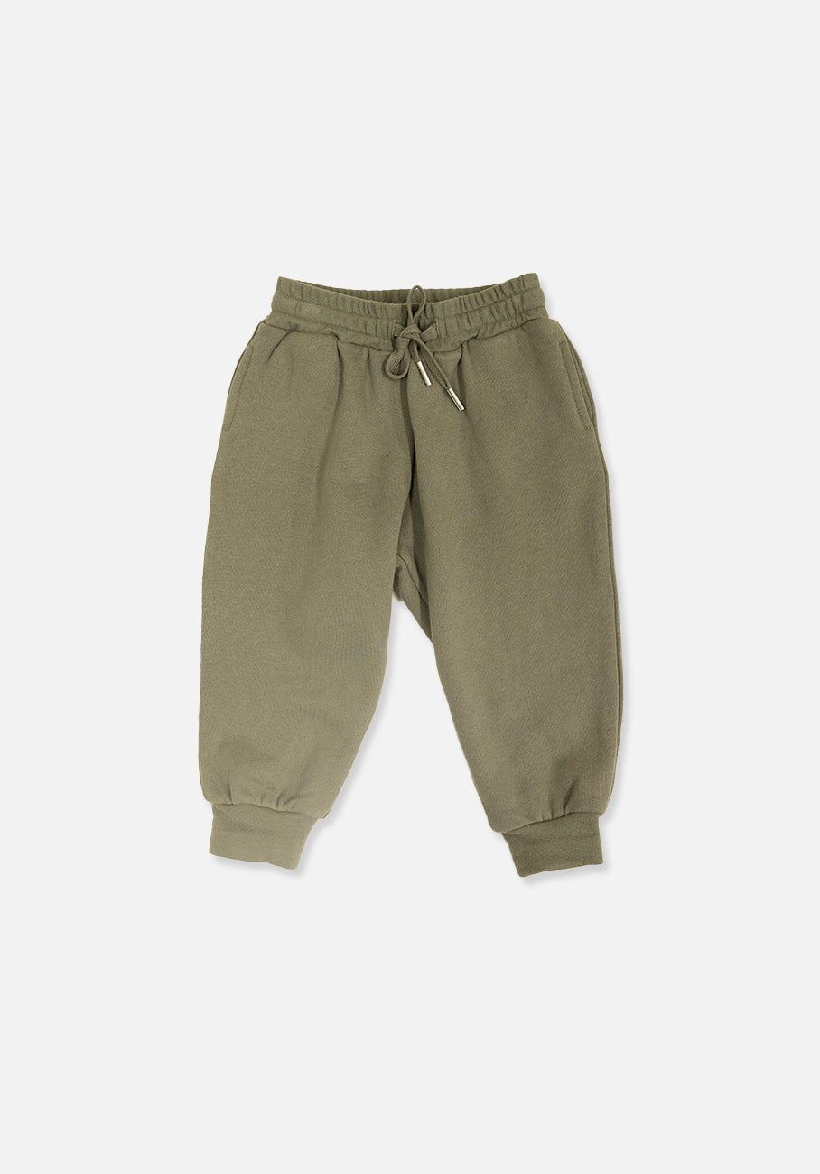 Miann &amp; Co Kids - Fleece Cuffed Track Pants - Sage