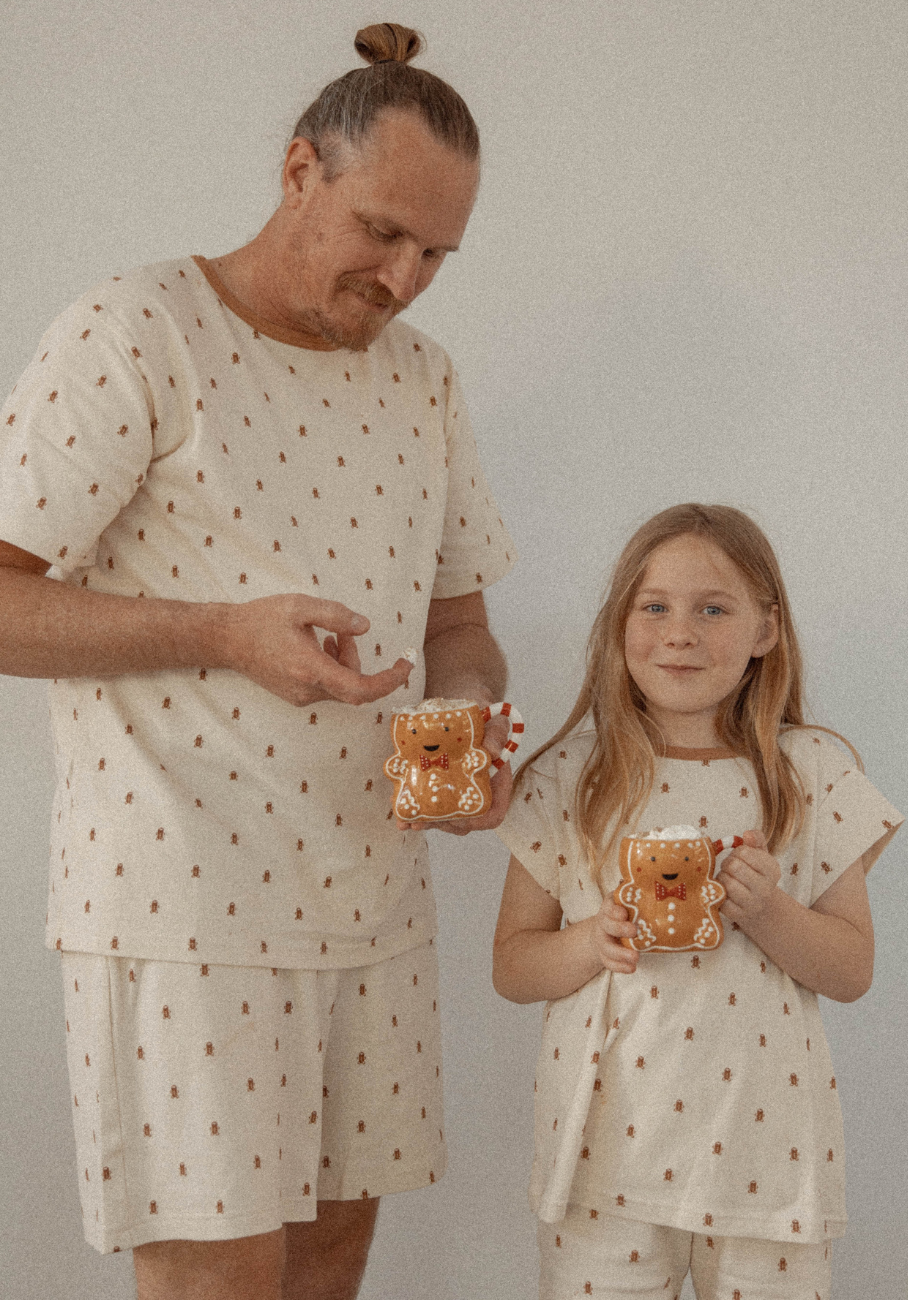 Miann &amp; Co Christmas Pyjamas - Gingerbread