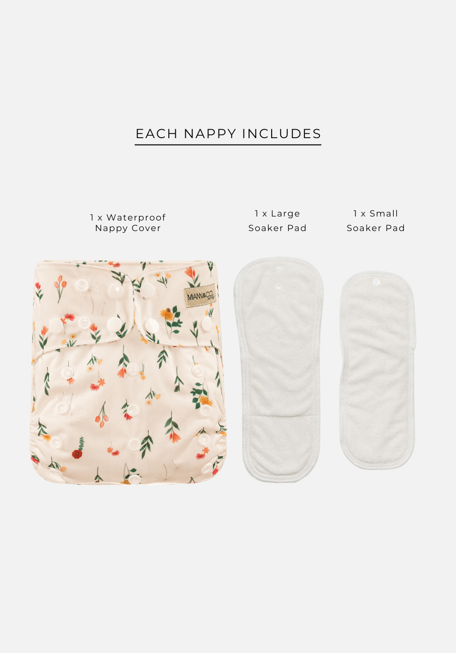 Miann &amp; Co - Modern Cloth Nappy - Garden Party