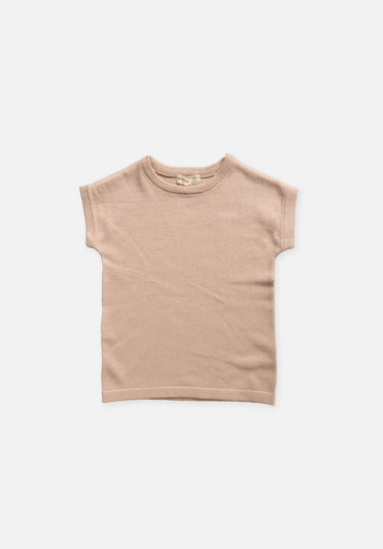 Miann & Co Baby - Boxy Knit T-Shirt - Ballet Pink