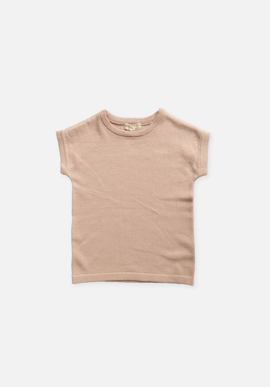 Miann &amp; Co Baby - Boxy Knit T-Shirt - Ballet Pink