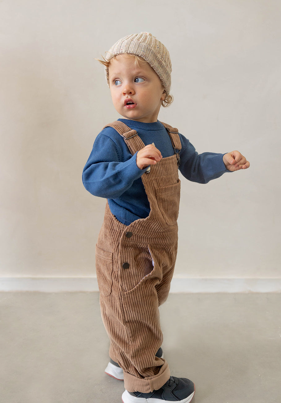 Miann &amp; Co Baby - Cord Overall - Café Au Lait