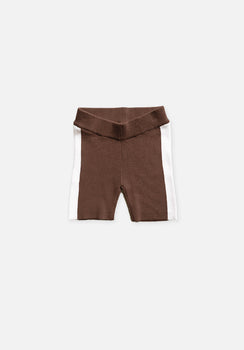 Miann & Co Baby - Knit Bike Shorts - Espresso