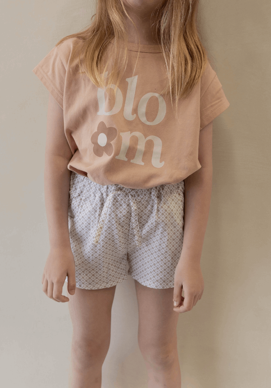 Miann &amp; Co Kids - Elastic Waist Shorts - Geo Print