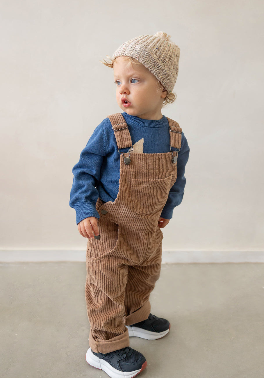 Miann &amp; Co Baby - Cord Overall - Café Au Lait