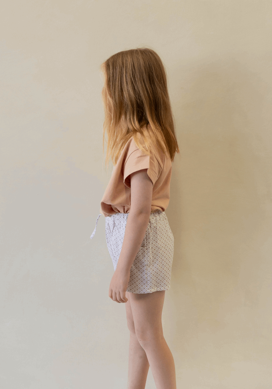 Miann &amp; Co Kids - Elastic Waist Shorts - Geo Print