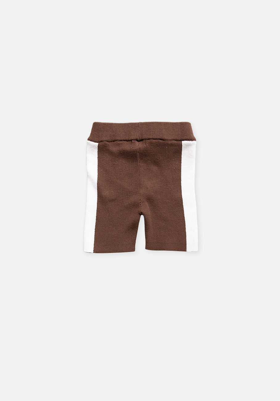 Miann &amp; Co Baby - Knit Bike Shorts - Espresso