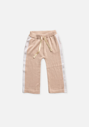 Miann & Co Baby - Knit Side Stripe Pants - Ballet Pink