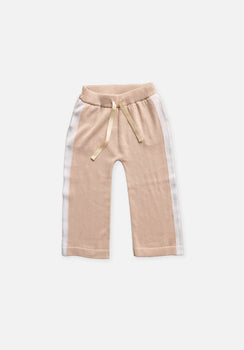 Miann & Co Kids - Knit Side Stripe Pants - Ballet Pink