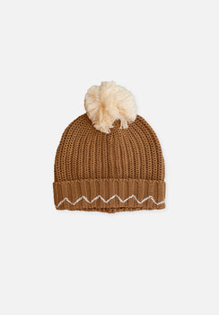 Miann & Co - Gingerbread Beanie - Caramel