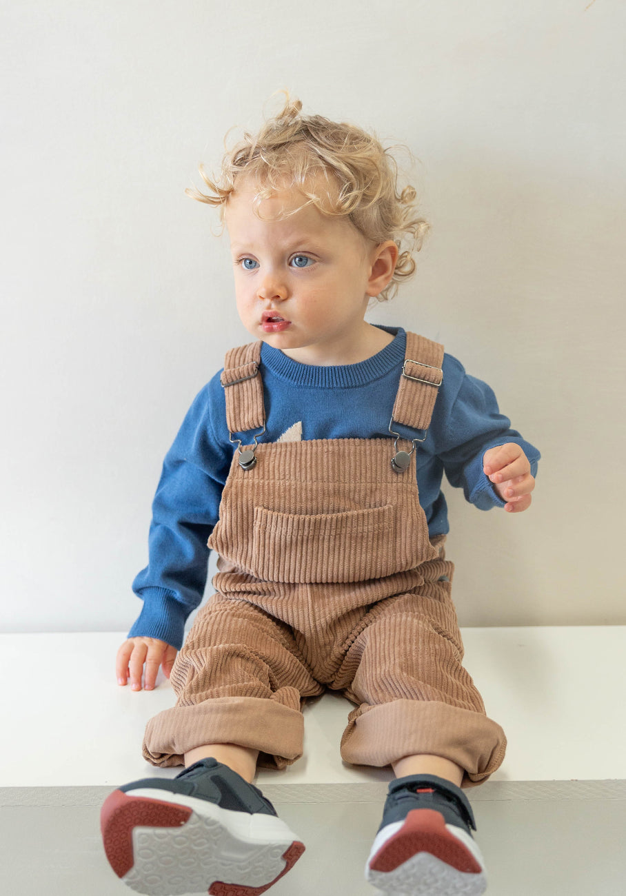 Miann &amp; Co Baby - Cord Overall - Café Au Lait