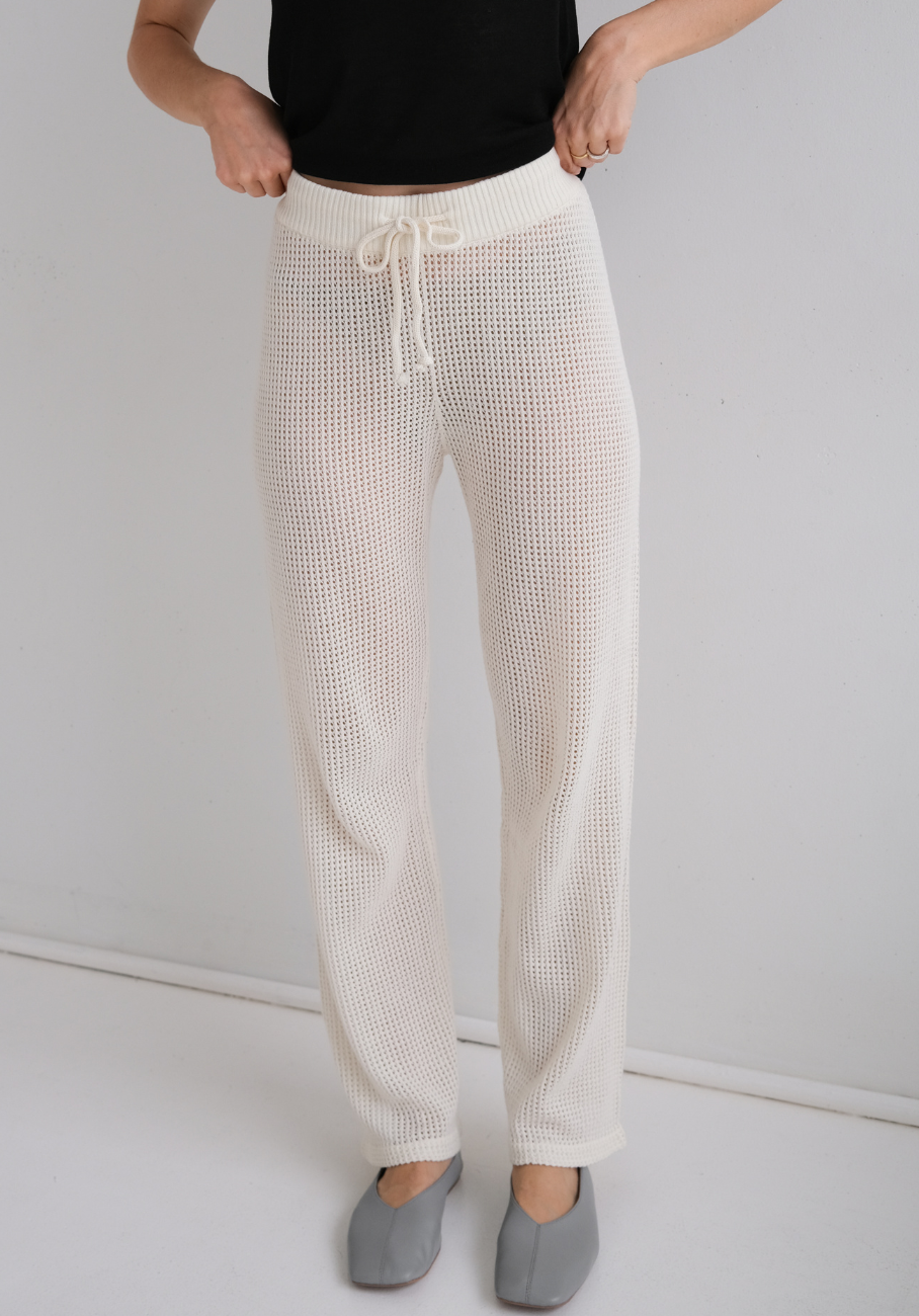 Miann &amp; Co Womens - Murphy Crochet Knit Pants - Sorbet