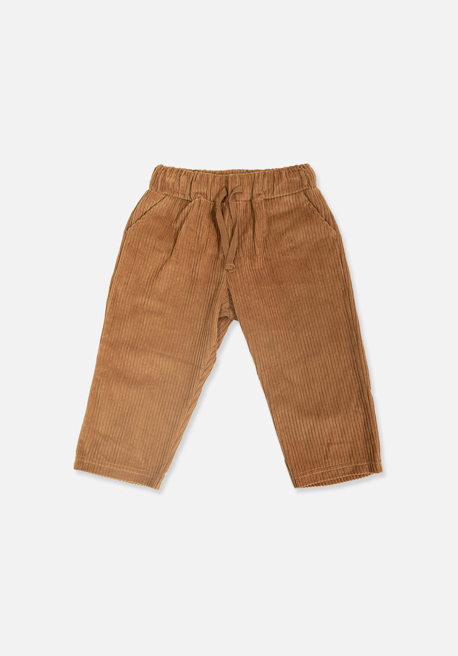 Miann &amp; Co Kids - Wide Leg Cord Pant - Café Au Lait