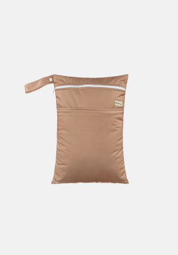 Miann & Co - Reusable Wet Bag - Café Au Lait