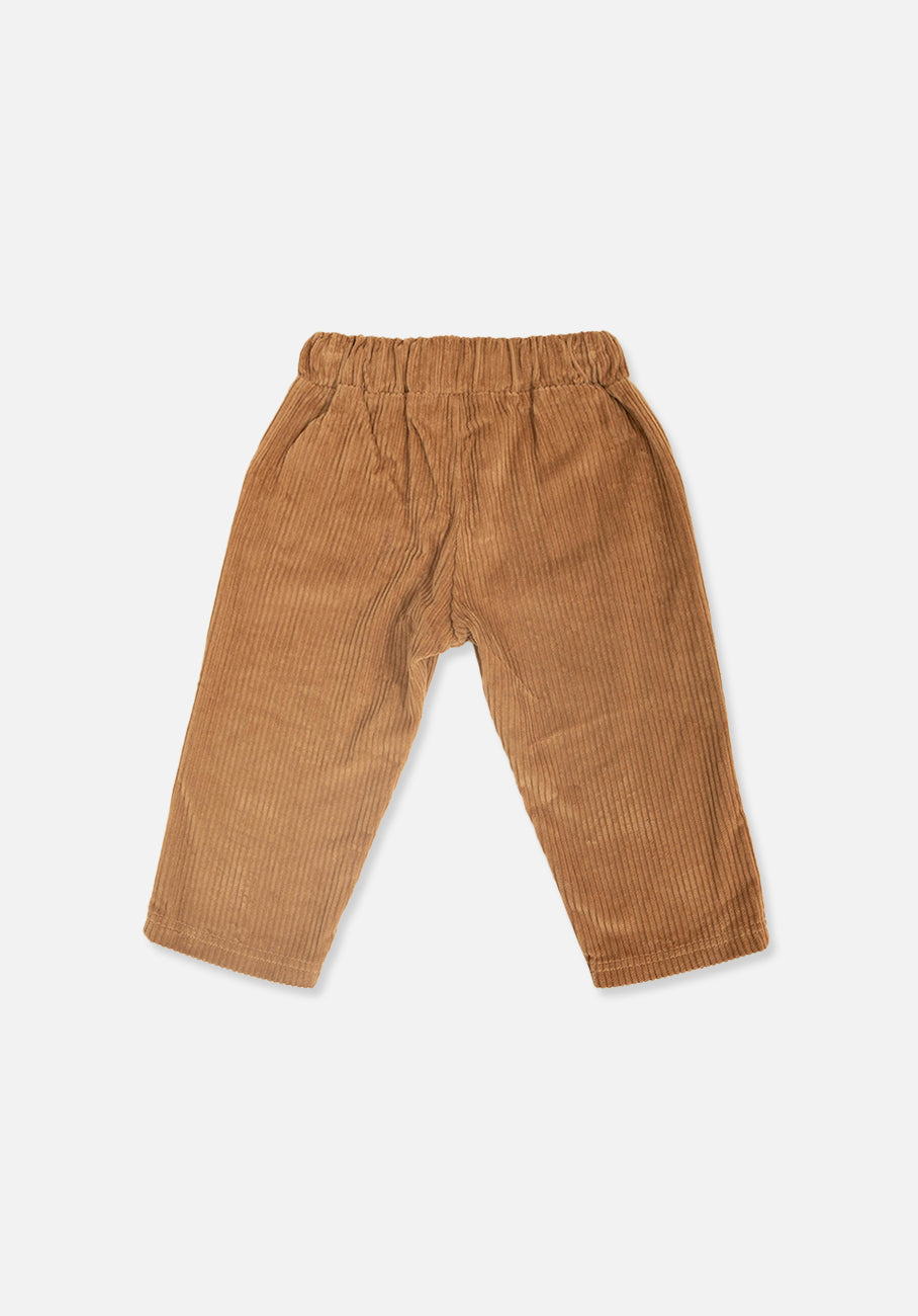 Miann &amp; Co Kids - Wide Leg Cord Pant - Café Au Lait