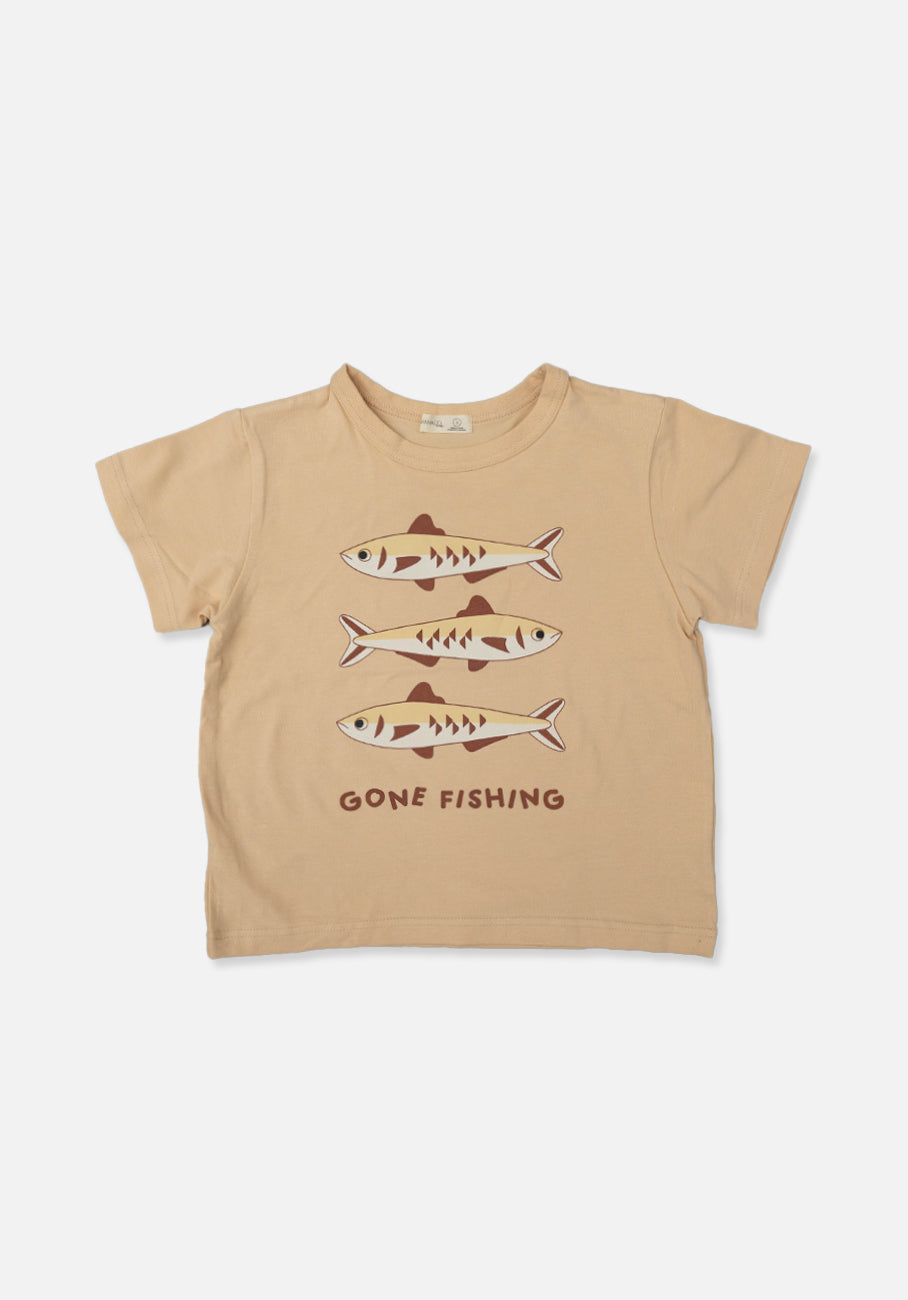 Miann &amp; Co Kids - Boxy T-Shirt - Gone Fishing