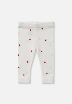 Miann & Co Kids - Knitted Legging - Love Heart