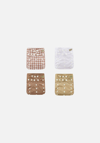 Modern Cloth Nappy Bundle - Neutrals