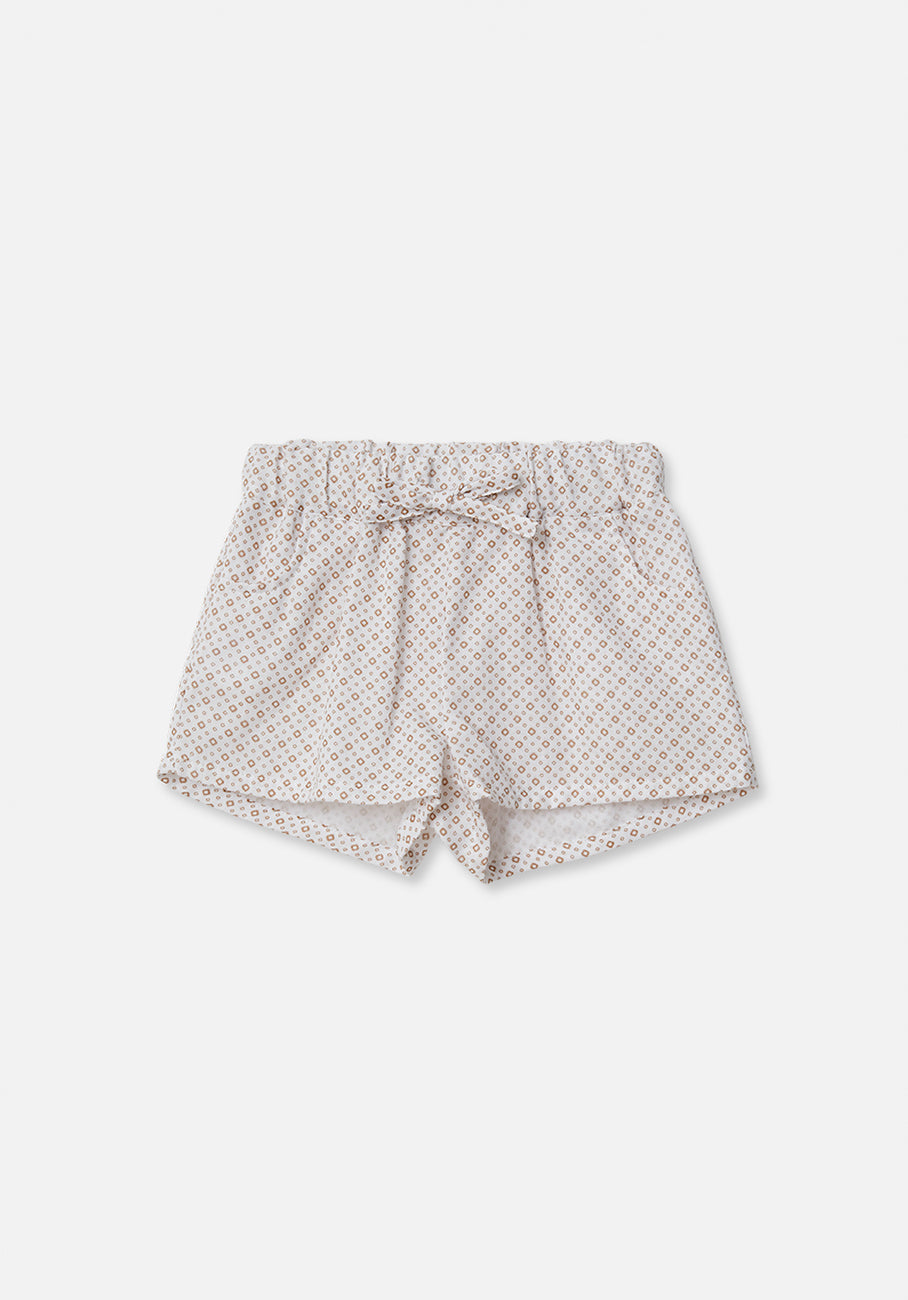 Miann &amp; Co Kids - Elastic Waist Shorts - Geo Print