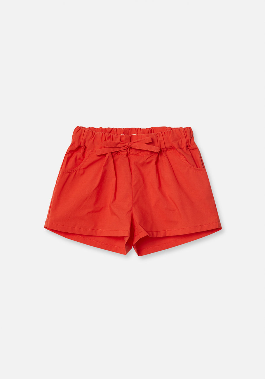 Miann &amp; Co Baby - Elastic Waist Shorts - Tomato