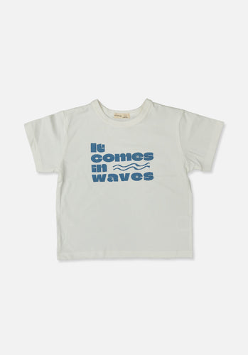 Miann & Co Kids - Boxy T-Shirt - It Comes In Waves